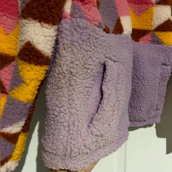 Cat & Jack Girls Sherpa Jacket Sz S (6/6X) NWT~~#13 - Picture 3 of 5